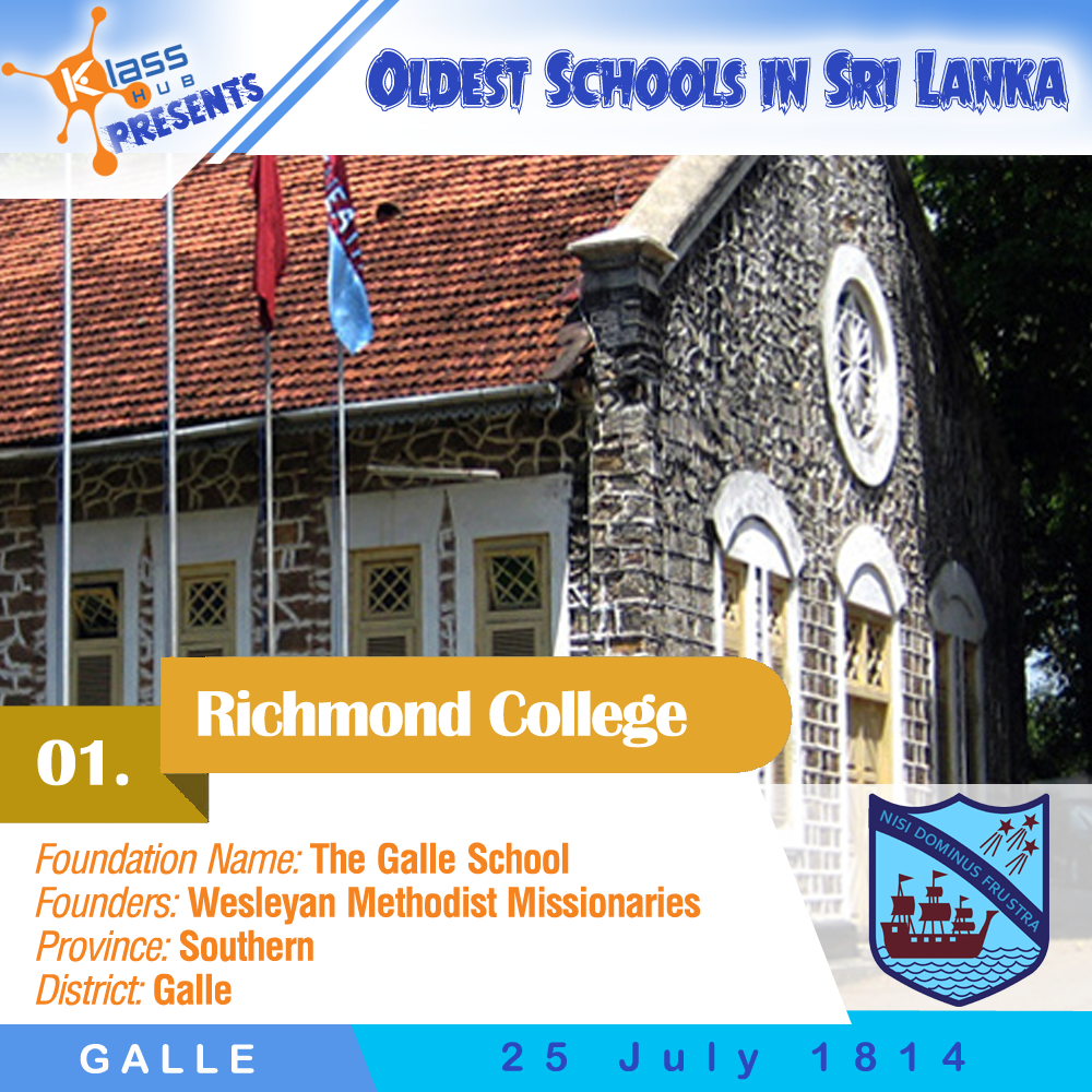 1. Richmond College, Galle