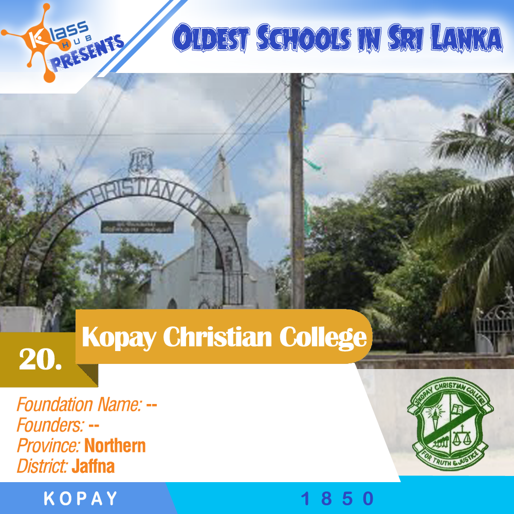 20. Kopay Christian College