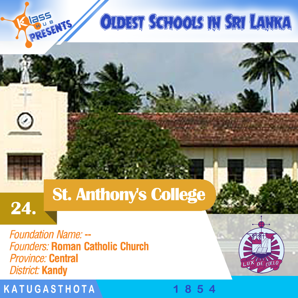 24. St. Anthony's College, Kandy