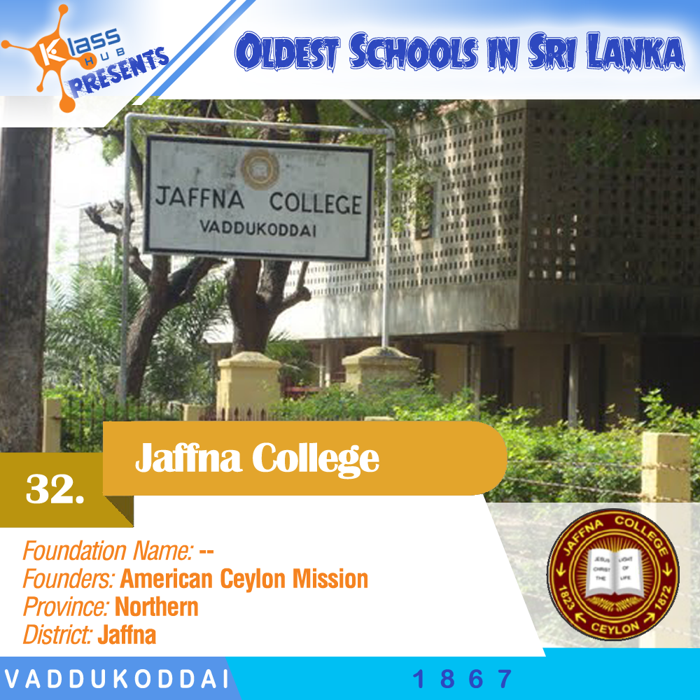 32. Jaffna College