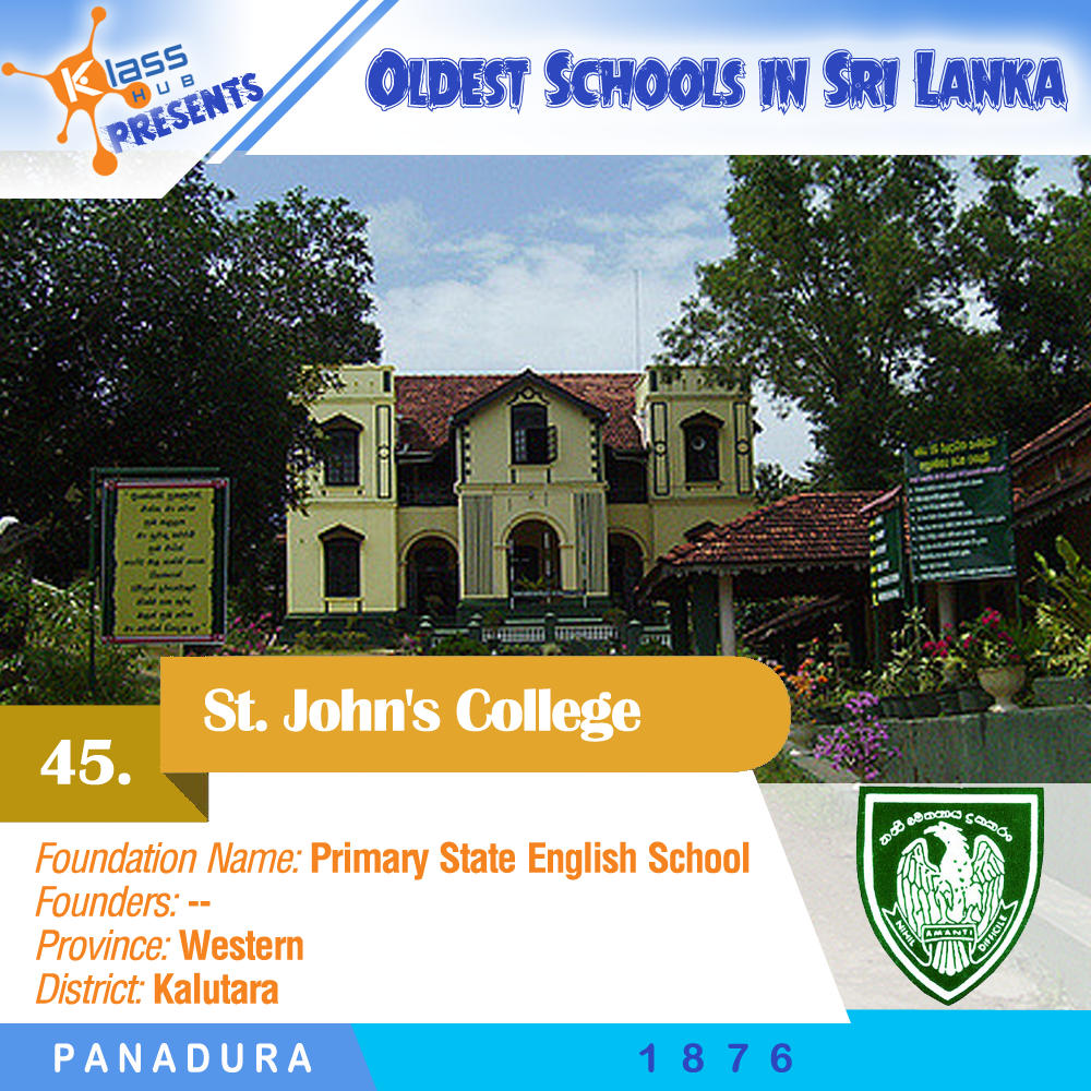 45. St. John's College, Panadura