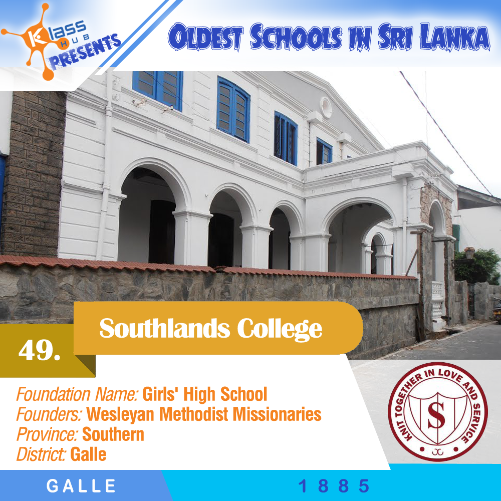 49. Southlands College, Galle