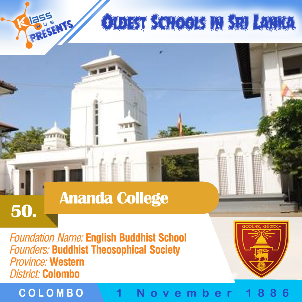 50. Ananda College