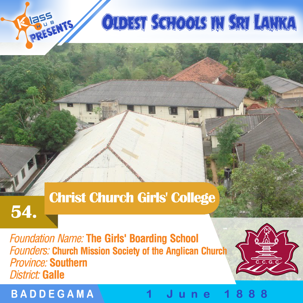 54. Christ Church Girls' College