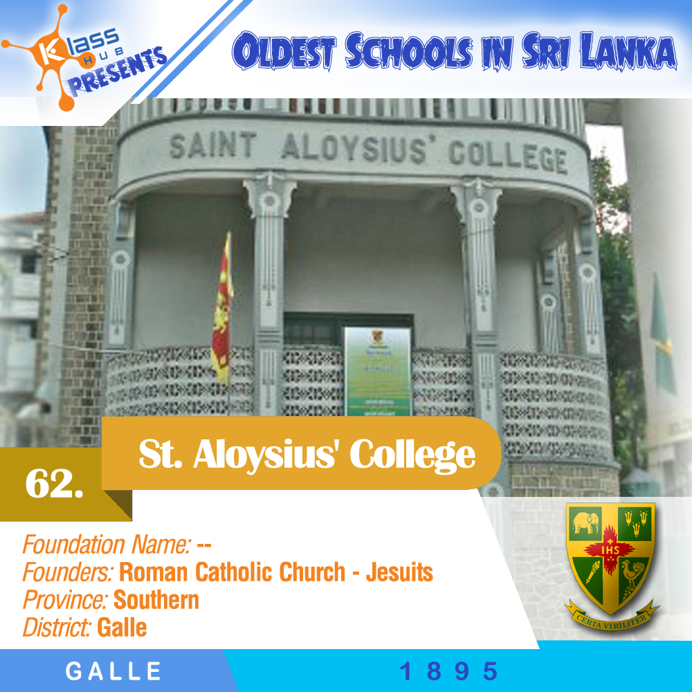 62. St. Aloysius' College, Galle