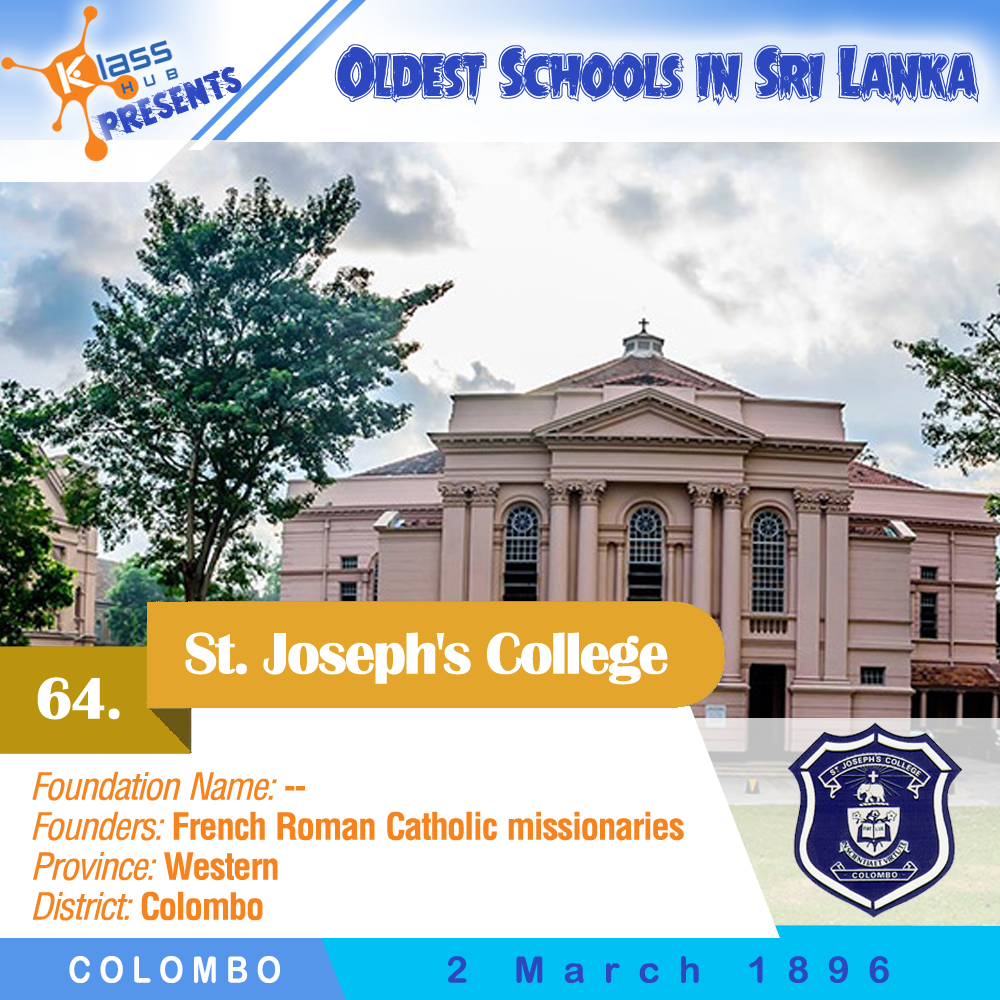 64. St. Joseph's College, Colombo