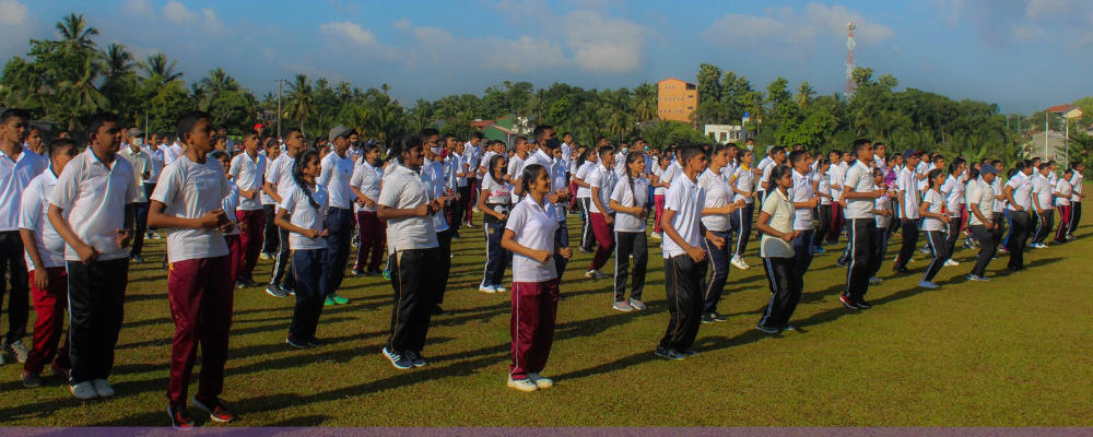 Sports Programme for Dharmapala A/L Students